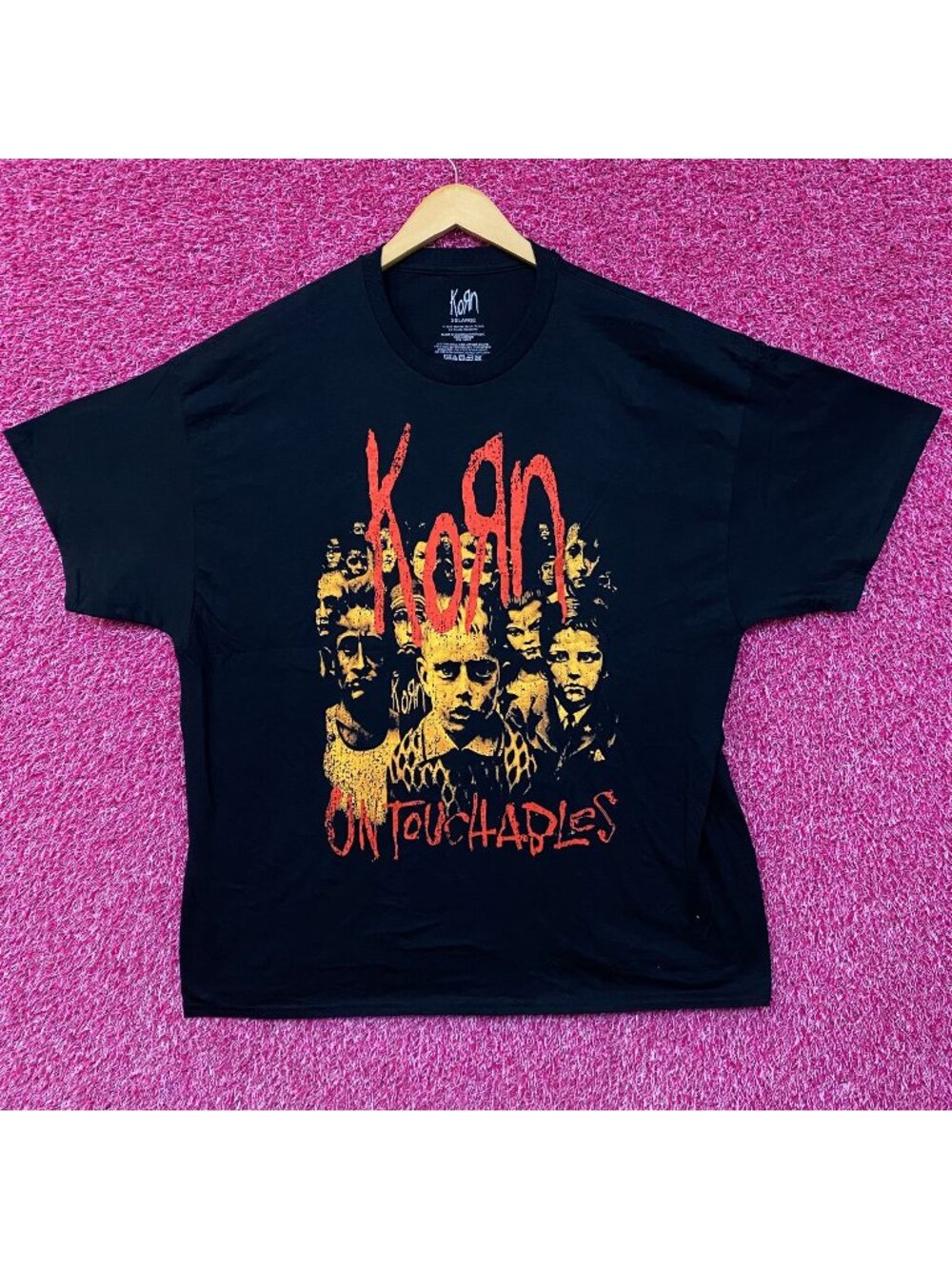 Korn Untouchable Album Cover Art Nu Metal Band T-Shirt XXL